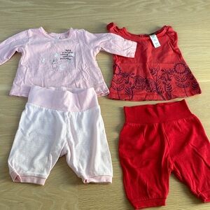 Mexx Pink and Red Kids Matching Set